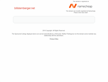 Tablet Screenshot of billsternberger.net